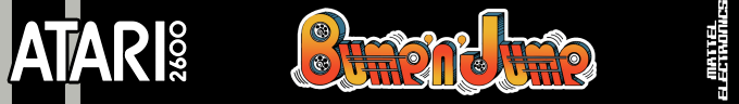 Bump 'n' Jump logo for Atari 2600